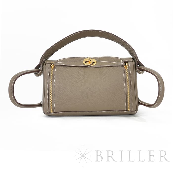 HERMES エルメス リンディ 26 トリヨン エトゥープ  ゴールド金具 8