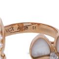 Van Cleef & Arpels ヴァン クリーフ&アーペル ドゥ パピヨン アントレ レ ドア リング ローズゴールド マザーオブパール ダイヤモンド 11号 VCARO7AL00 9