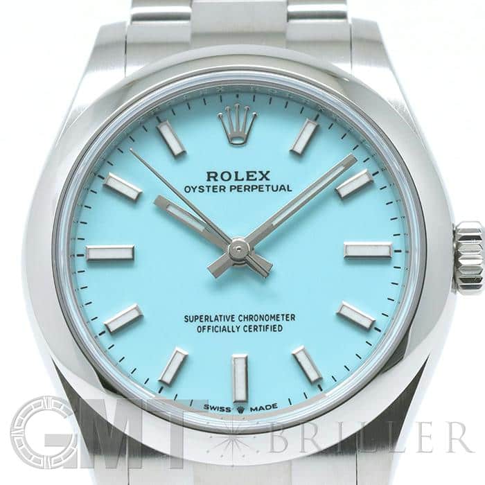 ROLEX ロレックス オイスターパーペチュアル 31 277200 ターコイズブルー 9