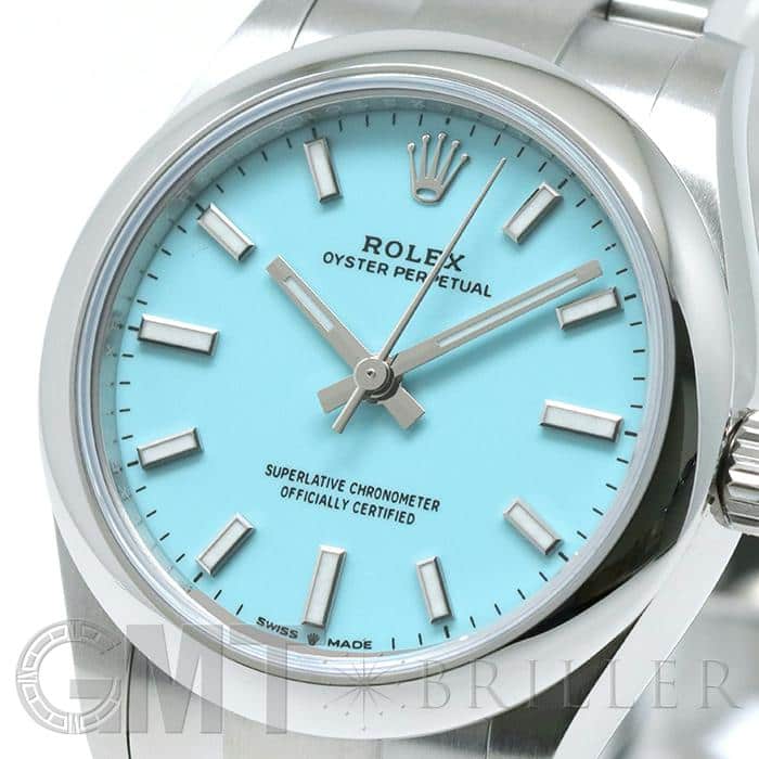ROLEX ロレックス オイスターパーペチュアル 31 277200 ターコイズブルー 10