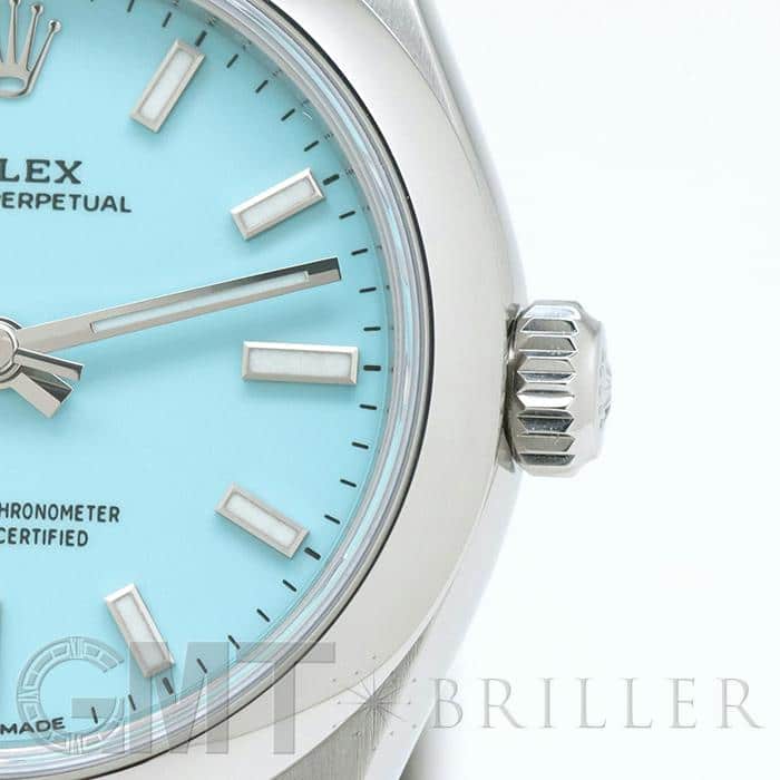 ROLEX ロレックス オイスターパーペチュアル 31 277200 ターコイズブルー 18