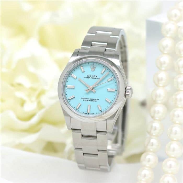 ROLEX ロレックス オイスターパーペチュアル 31 277200 ターコイズブルー 2
