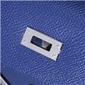 HERMES エルメス ケリー 25 セリエ トリコロール エプソン ブルーサフィール ノワール ブルーフランス シルバー金具【未使用】 13