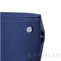 HERMES エルメス ケリー 25 セリエ トリコロール エプソン ブルーサフィール ノワール ブルーフランス シルバー金具【未使用】 20