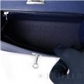 HERMES エルメス ケリー 25 セリエ トリコロール エプソン ブルーサフィール ノワール ブルーフランス シルバー金具【未使用】 6