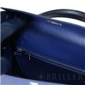 HERMES エルメス ケリー 25 セリエ トリコロール エプソン ブルーサフィール ノワール ブルーフランス シルバー金具【未使用】 8