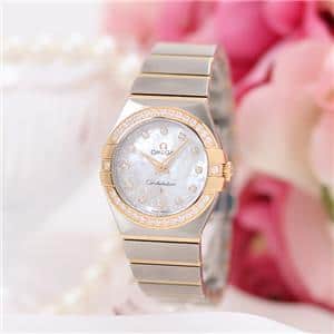 OMEGA オメガ コンステレーション コンステレーション 27MM ホワイトシェル 123.25.27.60.55.010