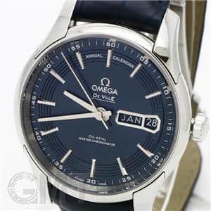 OMEGA オメガ デ・ヴィル アワービジョン アニュアルカレンダー ブルー 41mm 433.33.41.22.03.001