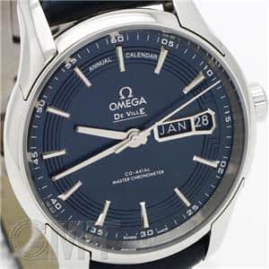 OMEGA オメガ デ・ヴィル アワービジョン アニュアルカレンダー ブルー 41mm 433.33.41.22.03.001