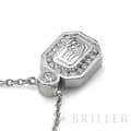 HARRY WINSTON ハリー・ウィンストン HWロゴ ダイヤモンド ペンダント ネックレス ホワイトゴールド PEDWRD16HWL 9