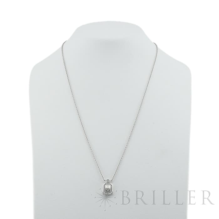 HARRY WINSTON ハリー・ウィンストン HWロゴ ダイヤモンド ペンダント ネックレス ホワイトゴールド PEDWRD16HWL 13