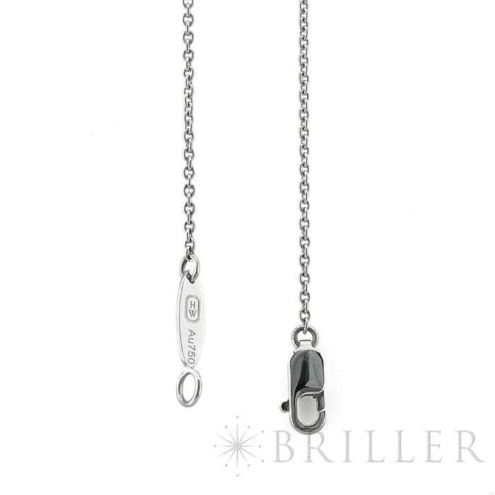 HARRY WINSTON ハリー・ウィンストン HWロゴ ダイヤモンド ペンダント ネックレス ホワイトゴールド PEDWRD16HWL 5