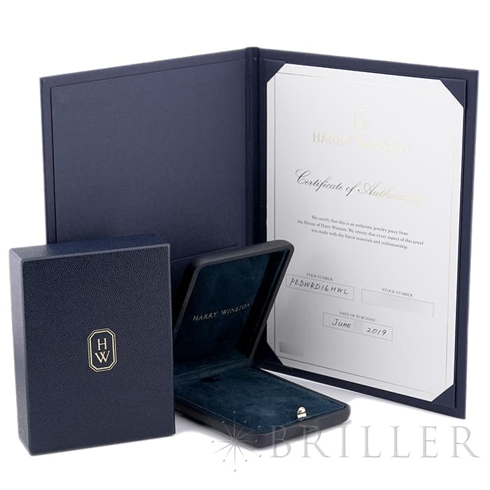 HARRY WINSTON ハリー・ウィンストン HWロゴ ダイヤモンド ペンダント ネックレス ホワイトゴールド PEDWRD16HWL 7
