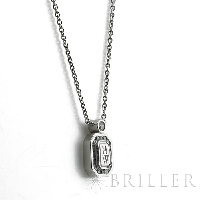 HARRY WINSTON ハリー・ウィンストン HWロゴ ダイヤモンド ペンダント ネックレス ホワイトゴールド PEDWRD16HWL 8