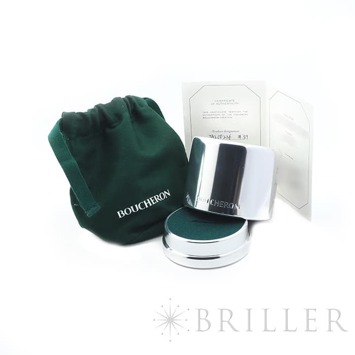 BOUCHERON　ブシュロン キャトル ラディアント ハーフ リング フルパヴェ ホワイトゴールド 11号 JAL00226 5