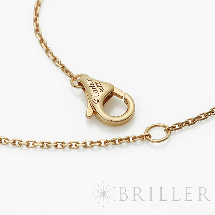 CARTIER カルティエ アミュレットドゥカルティエ ネックレス ピンクゴールド ピンクオパール/ダイヤモンド B7224519 6