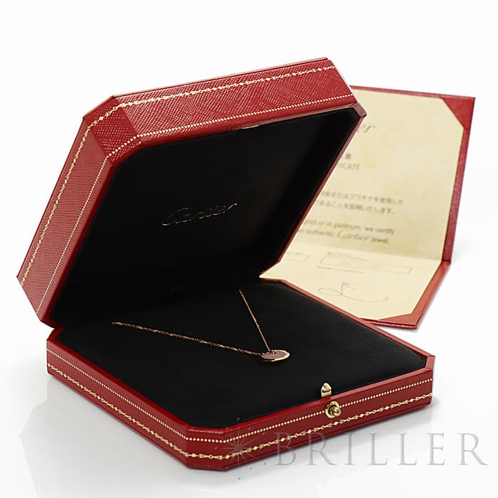 CARTIER カルティエ アミュレットドゥカルティエ ネックレス ピンクゴールド ピンクオパール/ダイヤモンド B7224519 7