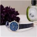 JAEGER LECOULTRE ジャガー・ルクルト ランデヴー ナイト&デイ ミディアム ブルー ベゼルダイヤ Q3448480※ 2