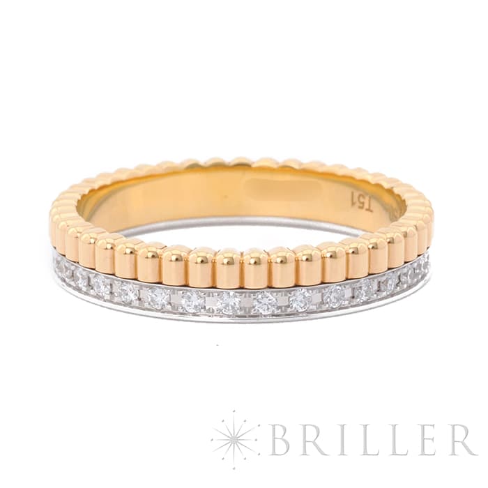 BOUCHERON　ブシュロン キャトル ラディアント ダイヤモンド リング ハーフ ピンクゴールド 11号 JAL00248 9