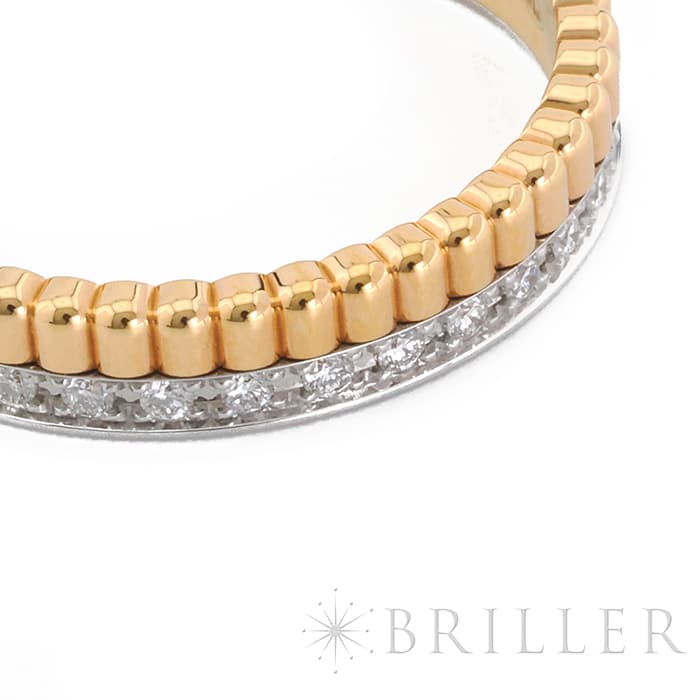 BOUCHERON　ブシュロン キャトル ラディアント ダイヤモンド リング ハーフ ピンクゴールド 11号 JAL00248 10