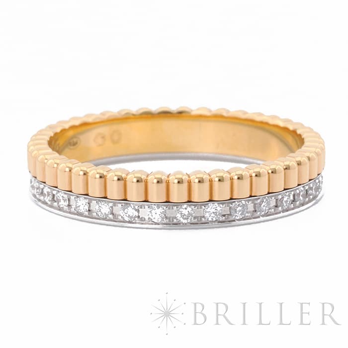 BOUCHERON　ブシュロン キャトル ラディアント ダイヤモンド リング ハーフ ピンクゴールド 11号 JAL00248 11