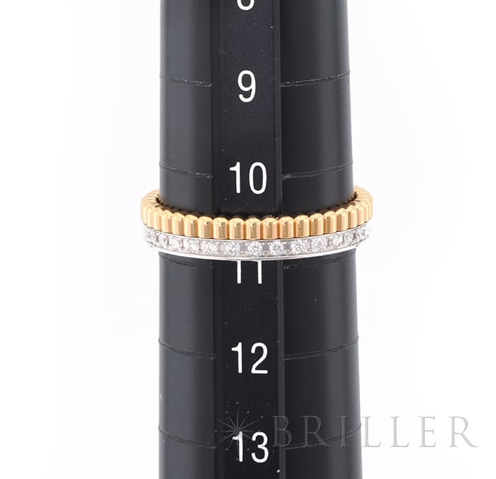BOUCHERON　ブシュロン キャトル ラディアント ダイヤモンド リング ハーフ ピンクゴールド 11号 JAL00248 12