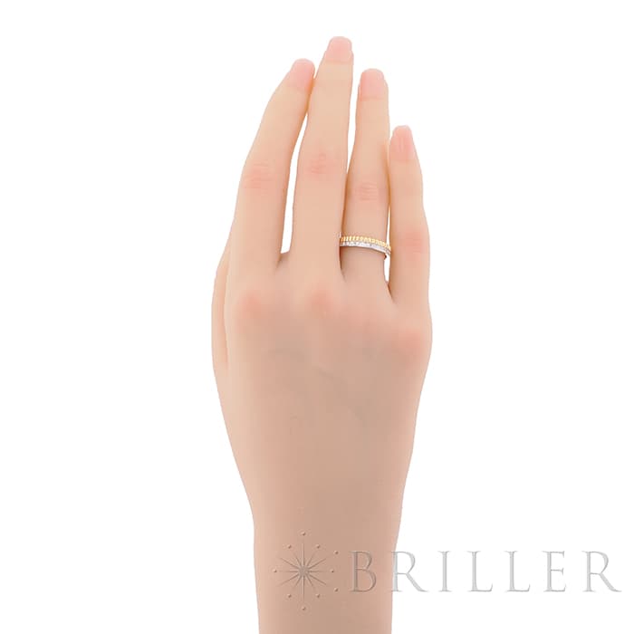 BOUCHERON　ブシュロン キャトル ラディアント ダイヤモンド リング ハーフ ピンクゴールド 11号 JAL00248 13