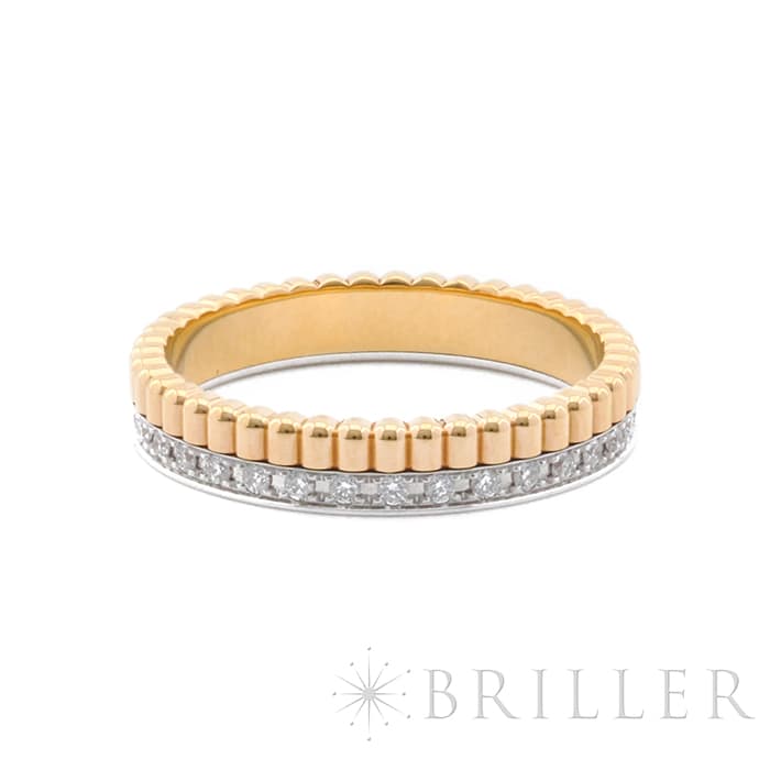 BOUCHERON　ブシュロン キャトル ラディアント ダイヤモンド リング ハーフ ピンクゴールド 11号 JAL00248 1