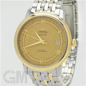 OMEGA オメガ デ・ヴィル プレステージ 39.5MM SS/YG シャンパンクロス 424.20.40.20.08.001