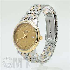 OMEGA オメガ デ・ヴィル プレステージ 39.5MM SS/YG シャンパンクロス 424.20.40.20.08.001