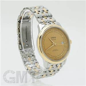 OMEGA オメガ デ・ヴィル プレステージ 39.5MM SS/YG シャンパンクロス 424.20.40.20.08.001