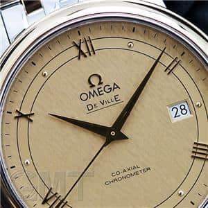 OMEGA オメガ デ・ヴィル プレステージ 39.5MM SS/YG シャンパンクロス 424.20.40.20.08.001