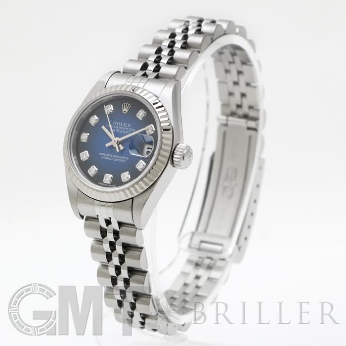 ROLEX ロレックス デイトジャスト 79174G ブルーグラデーション K番 12