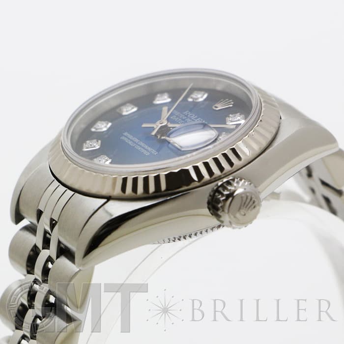 ROLEX ロレックス デイトジャスト 79174G ブルーグラデーション K番 18