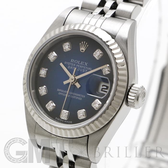 ROLEX ロレックス デイトジャスト 79174G ブルーグラデーション K番 6