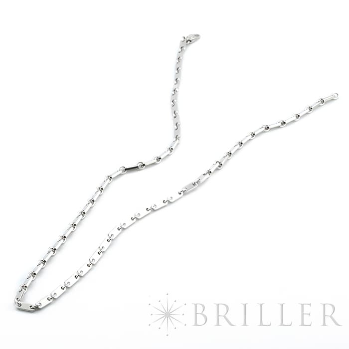 CARTIER カルティエ フィガロ チェーン ネックレス B7006800 ホワイトゴールド 12