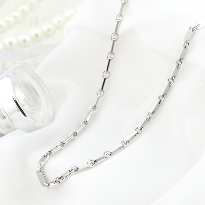 CARTIER カルティエ フィガロ チェーン ネックレス B7006800 ホワイトゴールド 2