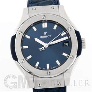 HUBLOT ウブロ クラシック ブルー チタニウム 581.NX.7170.LR