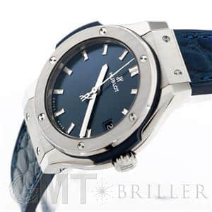 HUBLOT ウブロ クラシック ブルー チタニウム 581.NX.7170.LR