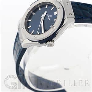HUBLOT ウブロ クラシック ブルー チタニウム 581.NX.7170.LR
