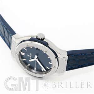 HUBLOT ウブロ クラシック ブルー チタニウム 581.NX.7170.LR