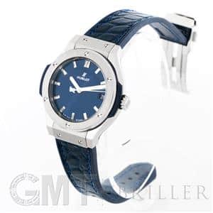 HUBLOT ウブロ クラシック ブルー チタニウム 581.NX.7170.LR