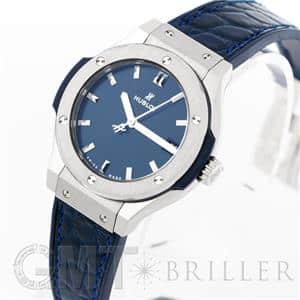 HUBLOT ウブロ クラシック ブルー チタニウム 581.NX.7170.LR