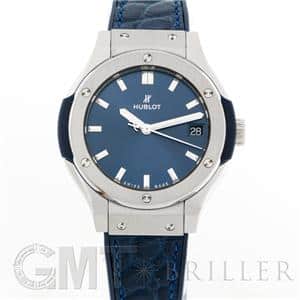 HUBLOT ウブロ クラシック ブルー チタニウム 581.NX.7170.LR