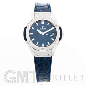 HUBLOT ウブロ クラシック ブルー チタニウム 581.NX.7170.LR
