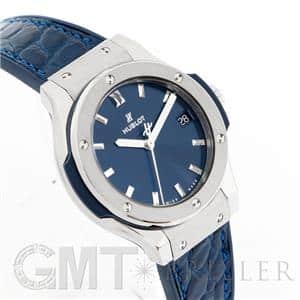 HUBLOT ウブロ クラシック ブルー チタニウム 581.NX.7170.LR