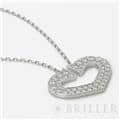 CARTIER カルティエ Cハート ネックレス ホワイトゴールド ダイヤモンド N7058700 メイン