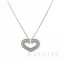 CARTIER カルティエ Cハート ネックレス ホワイトゴールド ダイヤモンド N7058700 1