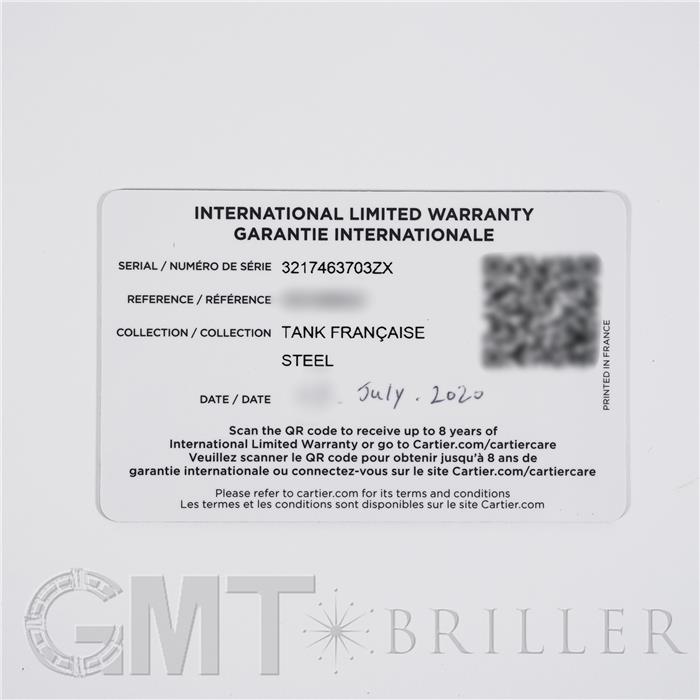CARTIER カルティエ タンク フランセーズ SM W51008Q3 4