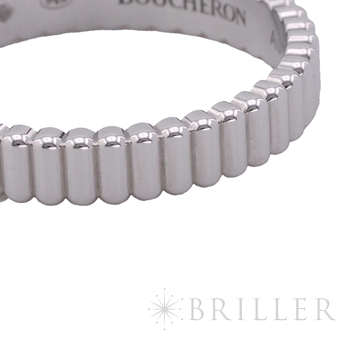BOUCHERON　ブシュロン キャトル グログラン リング スモール ホワイトゴールド 11号 JAL01170【未使用】 11